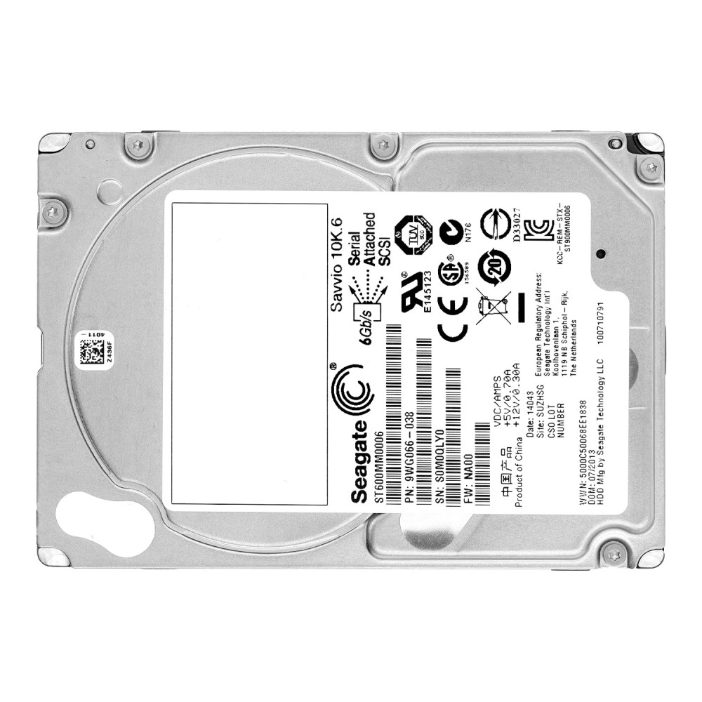 ST600MM0006 SEAGATE HDD 600GB 10K SAS 6G 2.5" SFF HOT-SWAP